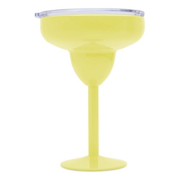 Yellow Vacuum-Insulated Metal Margarita Glass - Image 4